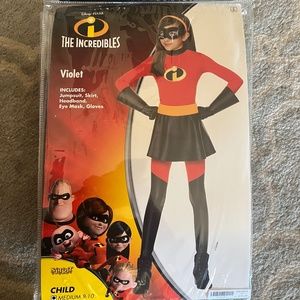 NEW Incredibles Violet Costume child med 7-8